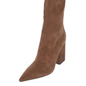 Paris Texas suede mid calf boot